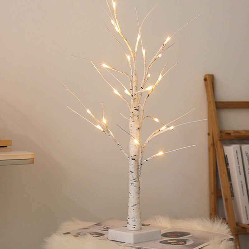 Lighted Birch Tree Set - 2 Pack