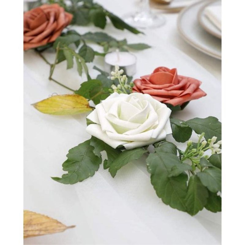 Ivory Foam Roses Arrangement