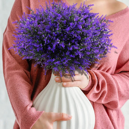 24-Bundle Artificial Lavender Shrubs