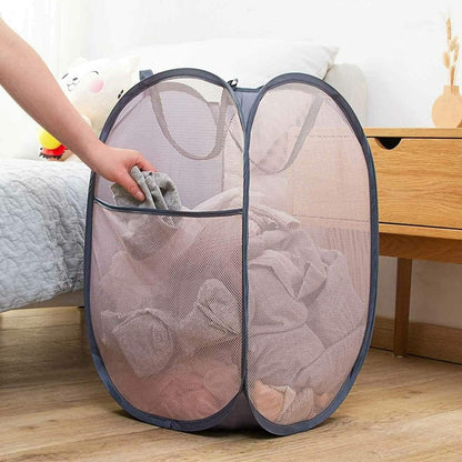 Collapsible Mesh Laundry Basket