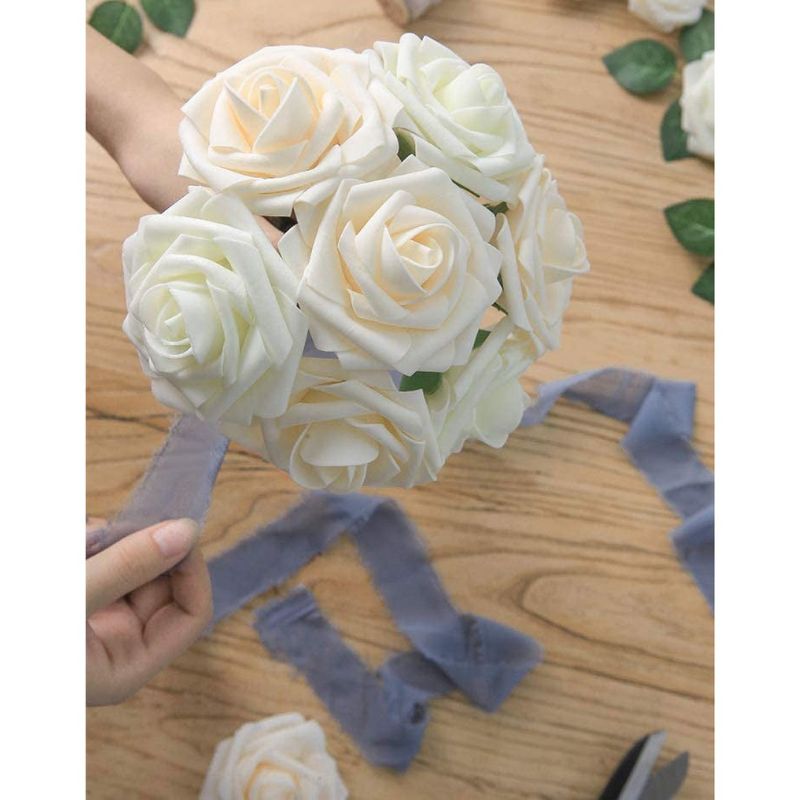 Ivory Foam Roses Arrangement