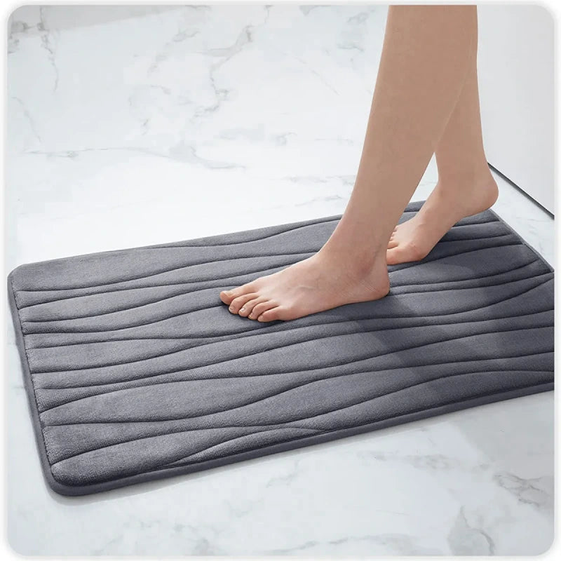 Wavy Stripe Memory Foam Mat