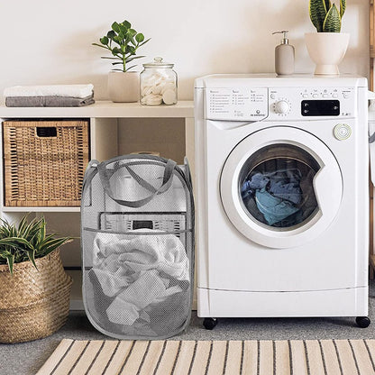 Collapsible Mesh Laundry Basket