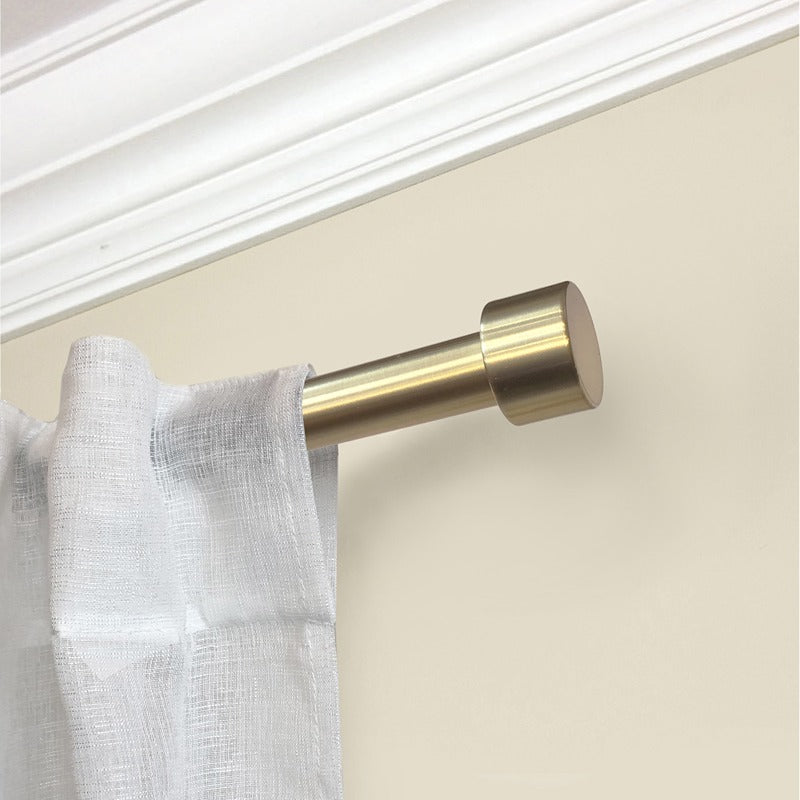 Gold End Cap Curtain Rods