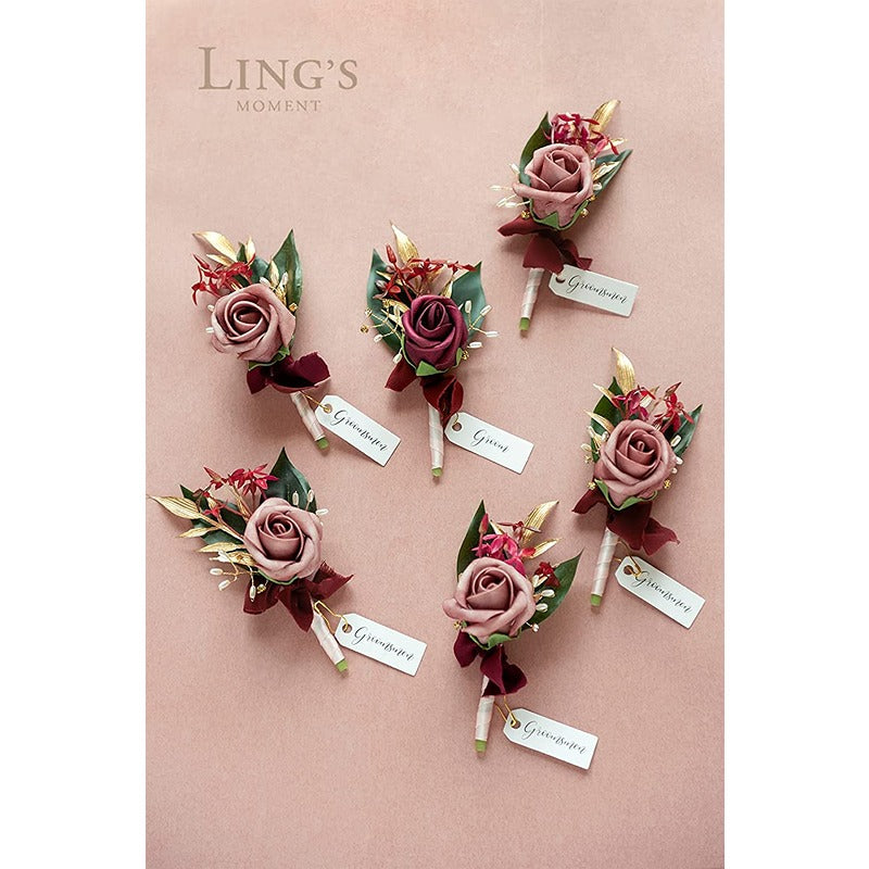 Groomsmen Boutonniere Set