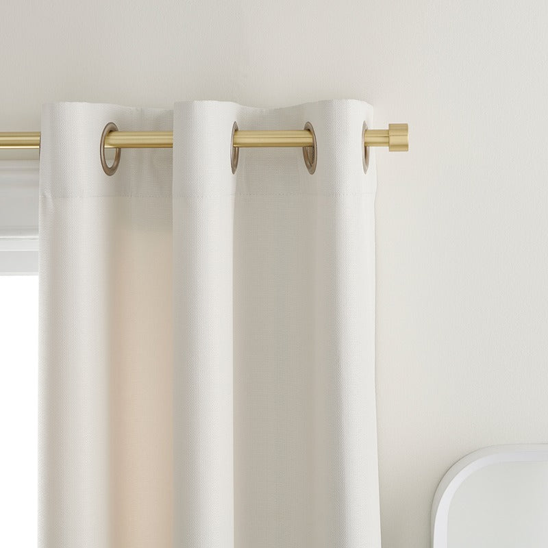 Gold End Cap Curtain Rods