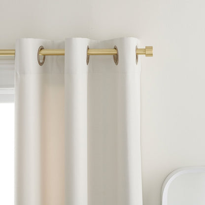 Gold End Cap Curtain Rods