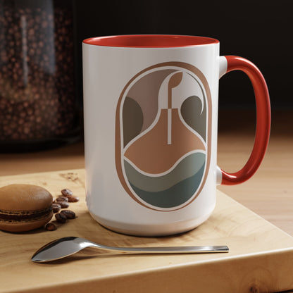 Living Utopia Accent Coffee Mug