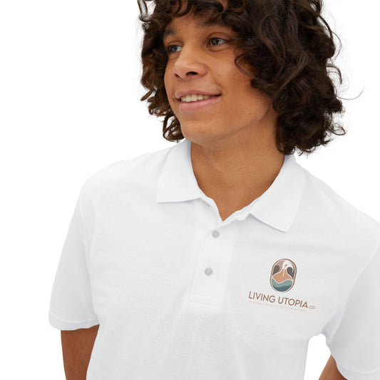 Living Utopia Men's Piqué Polo