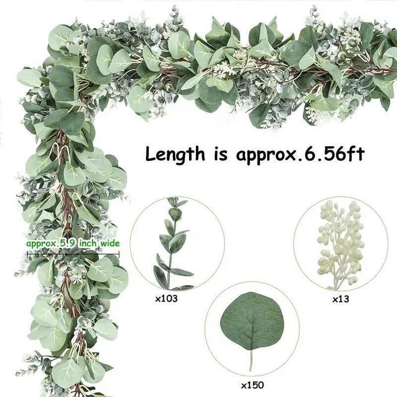 2-Pack Eucalyptus Garland