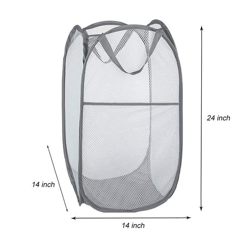 Collapsible Mesh Laundry Basket