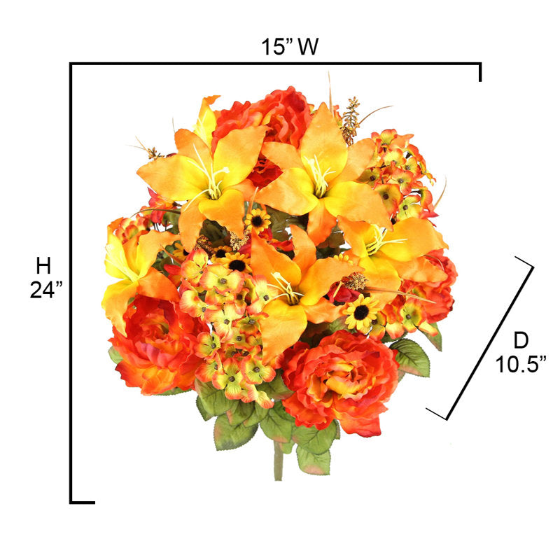 Artificial Mixed Floral Arrangement