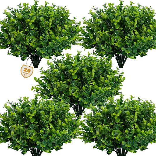 Outdoor UV-Resistant Green Shrubs