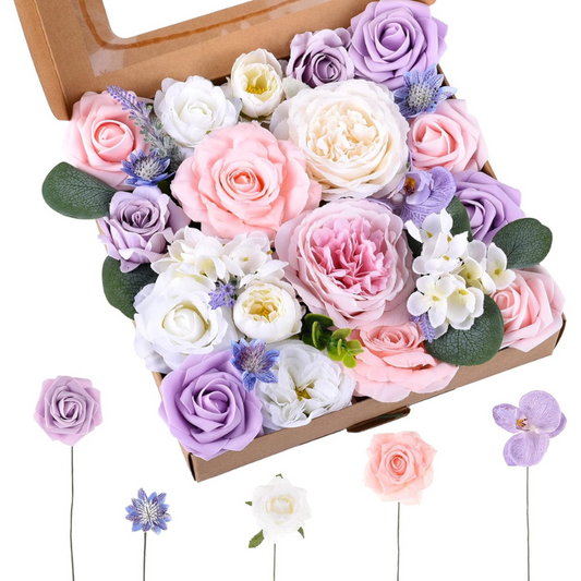 Artificial Flowers Bouquet Box