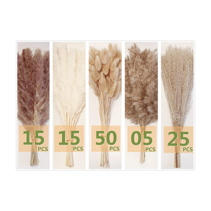 Artificial Pampas Grass Decor 110pcs