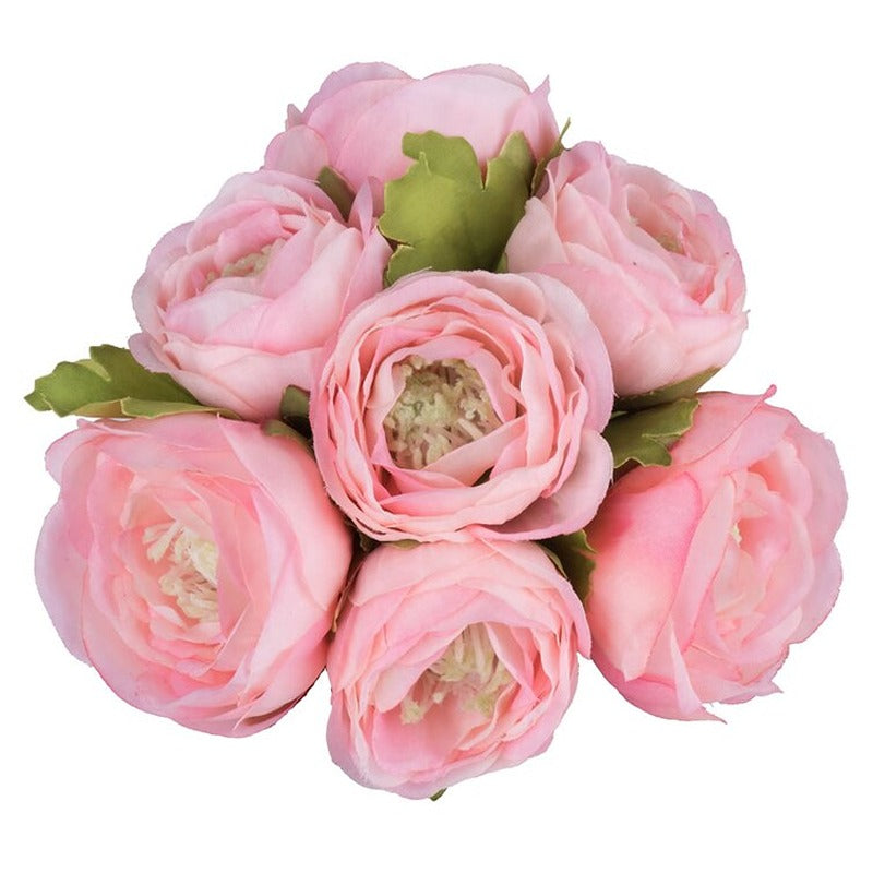 Artificial Pink Ranunculus Spray - Set Of 3