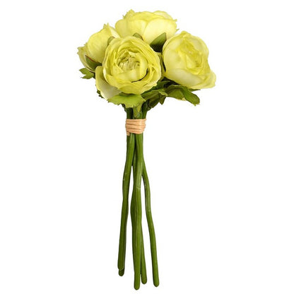 Artificial Green Ranunculus Spray