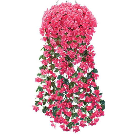 Outdoor Hanging Silk Flowers