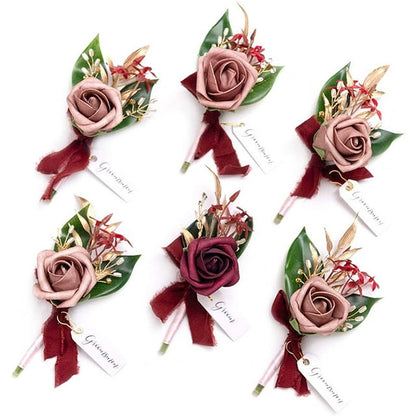 Groomsmen Boutonniere Set