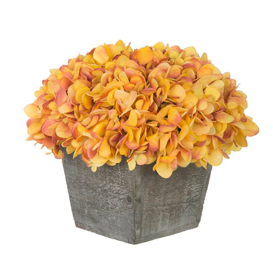 Artificial Hydrangea Flower Planter