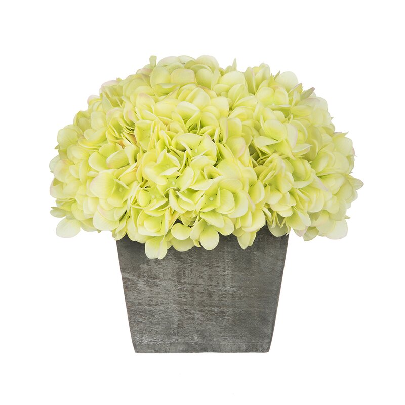 Fabric Hydrangea Flowers Arrangement