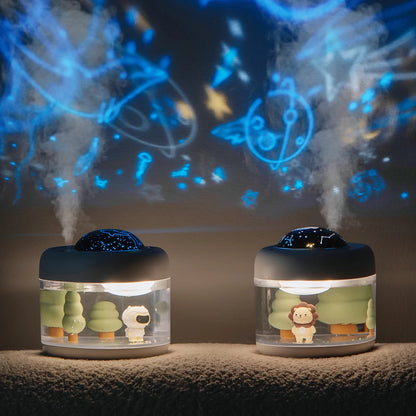 Wireless USB Aroma Humidifier Projector