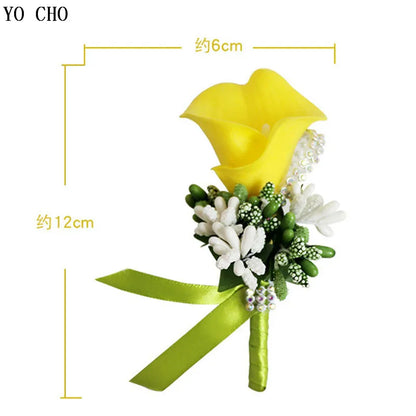 Calla Flower Wedding Corsage Pin