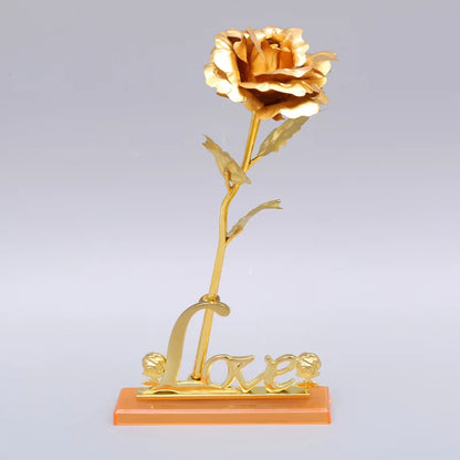 Gold Plated Rose