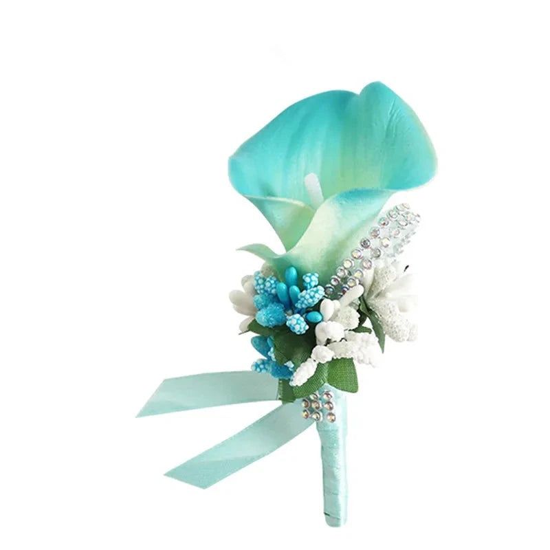 Calla Flower Wedding Corsage Pin