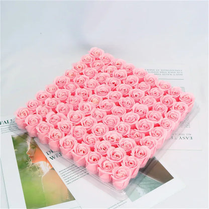 Decorative Rose Heads Pack of 81 Pieces