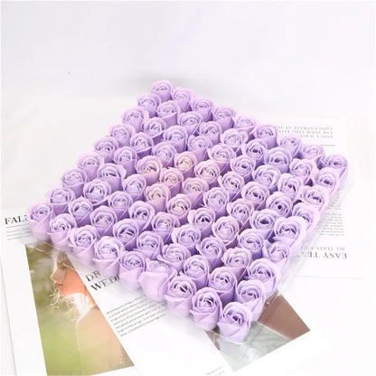 Decorative Rose Heads Pack of 81 Pieces