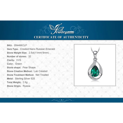 Green Nano Emerald Pendant