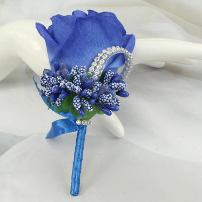 Silk Wedding Corsage & Boutonniere