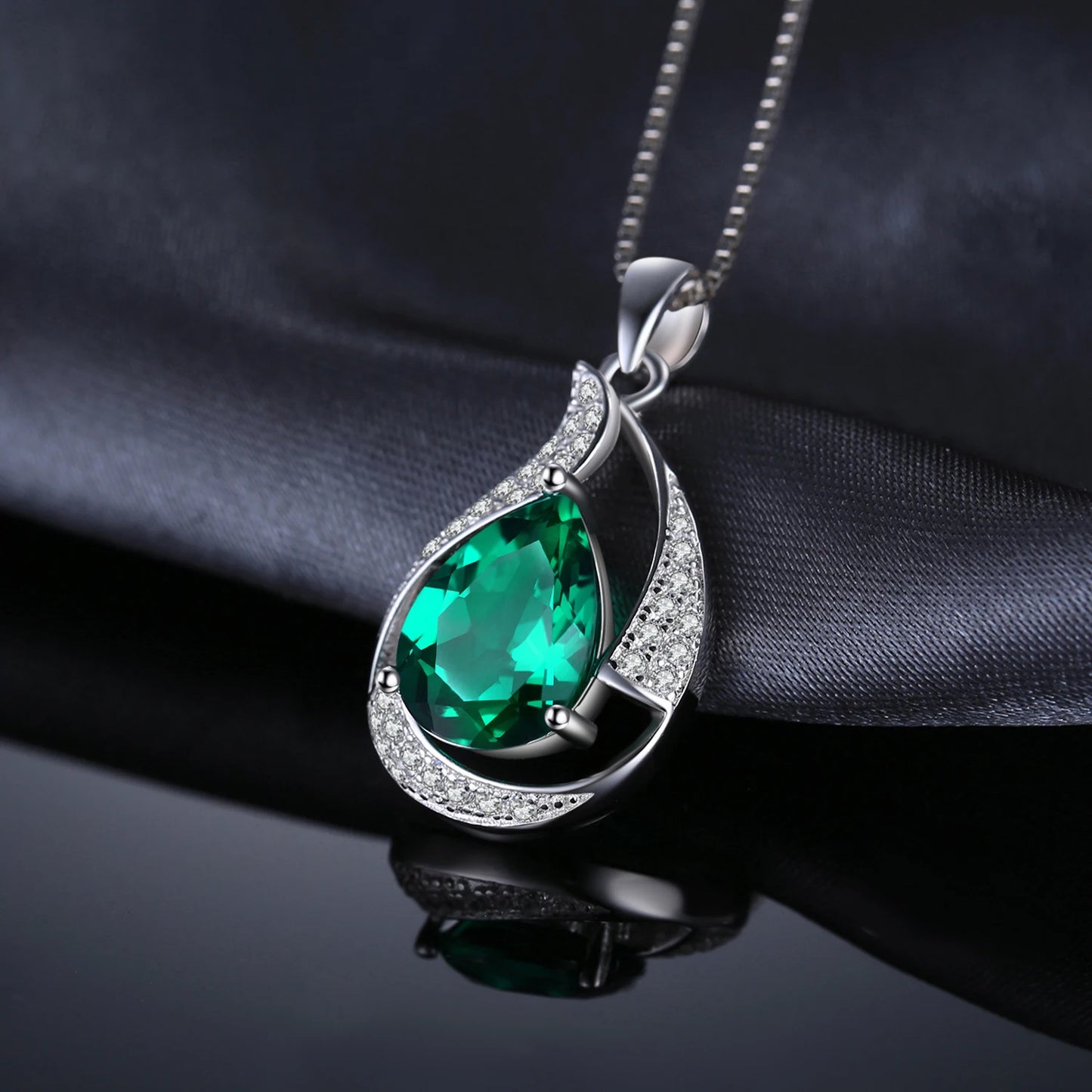 Green Nano Emerald Pendant