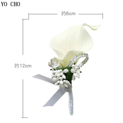 Calla Flower Wedding Corsage Pin