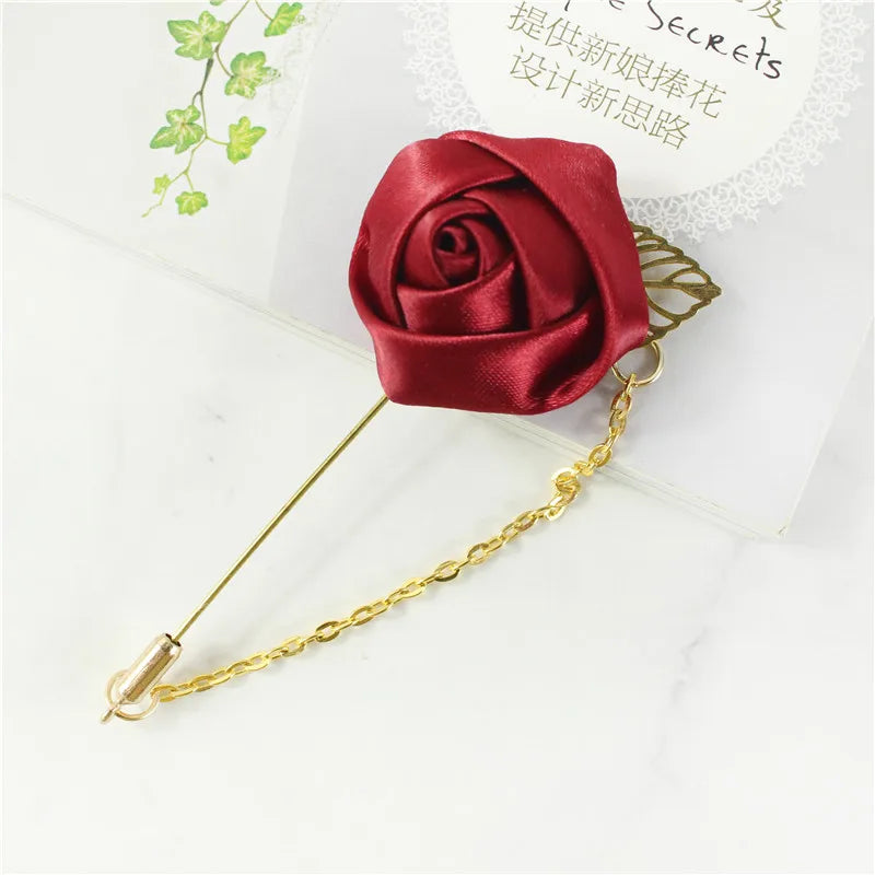 Lovegrace Red Rose Lapel Pin