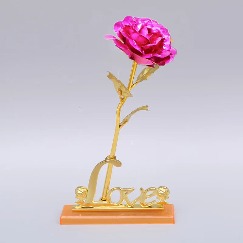 Gold Plated Rose