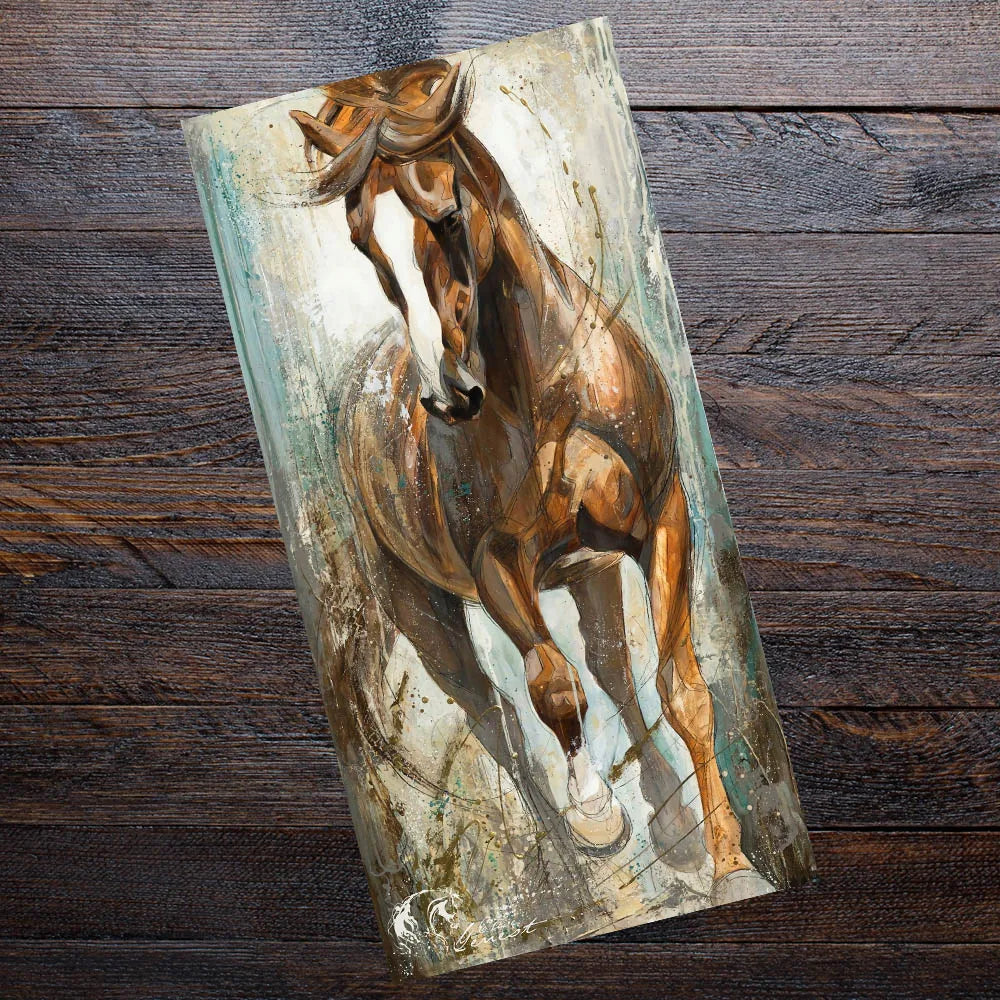 Abstract Horse Canvas Wall Art