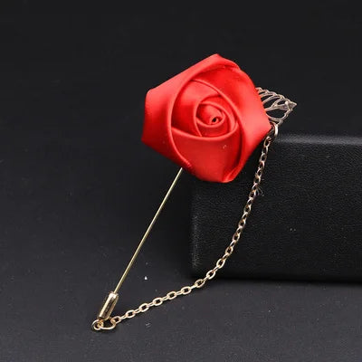 Lovegrace Red Rose Lapel Pin