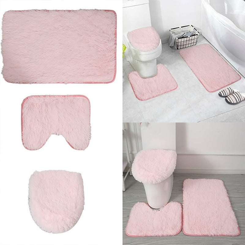 Non-Slip Bathroom Rugs Set