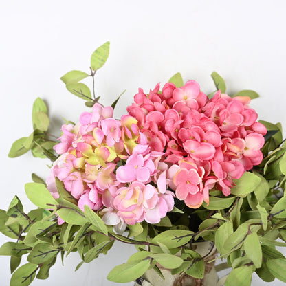 Artificial Pink Hydrangea Arrangement