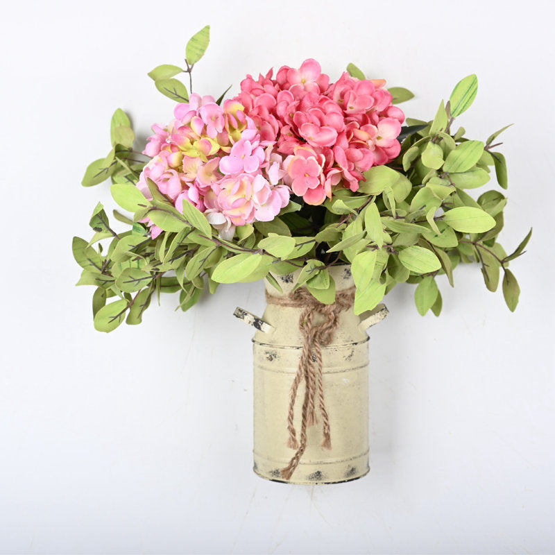 Artificial Pink Hydrangea Arrangement