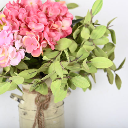 Artificial Pink Hydrangea Arrangement