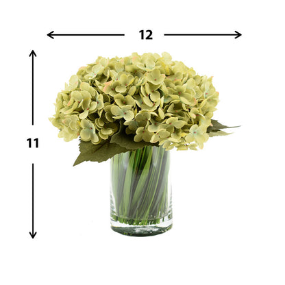 Faux Silk Hydrangea Flowers