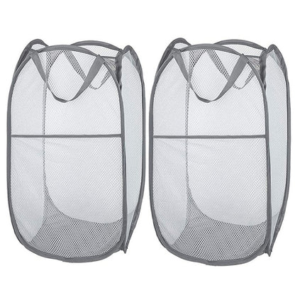 Collapsible Mesh Laundry Basket