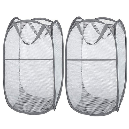 Collapsible Mesh Laundry Basket