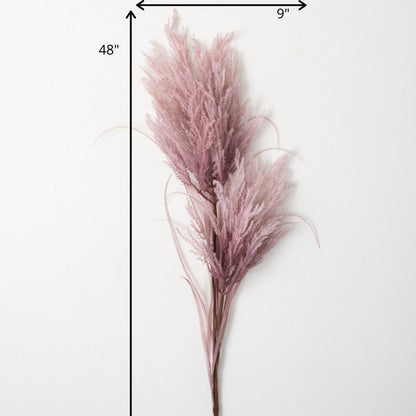 Purple Dried Faux Reed Grass