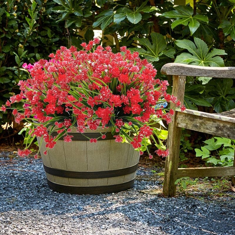 Assorted Red Flowers Arrangement