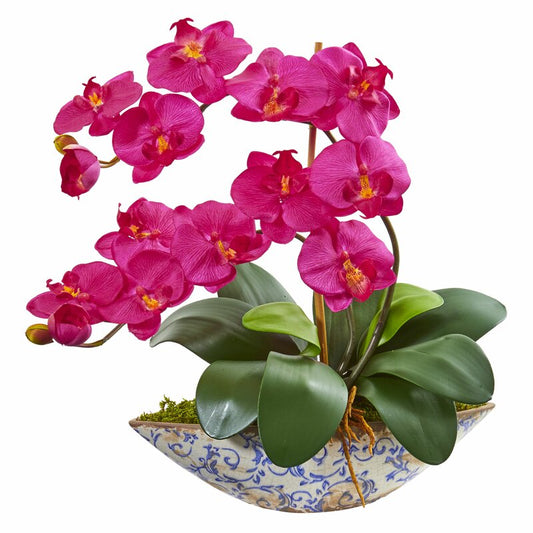 Artificial Orchid Floral Arrangement