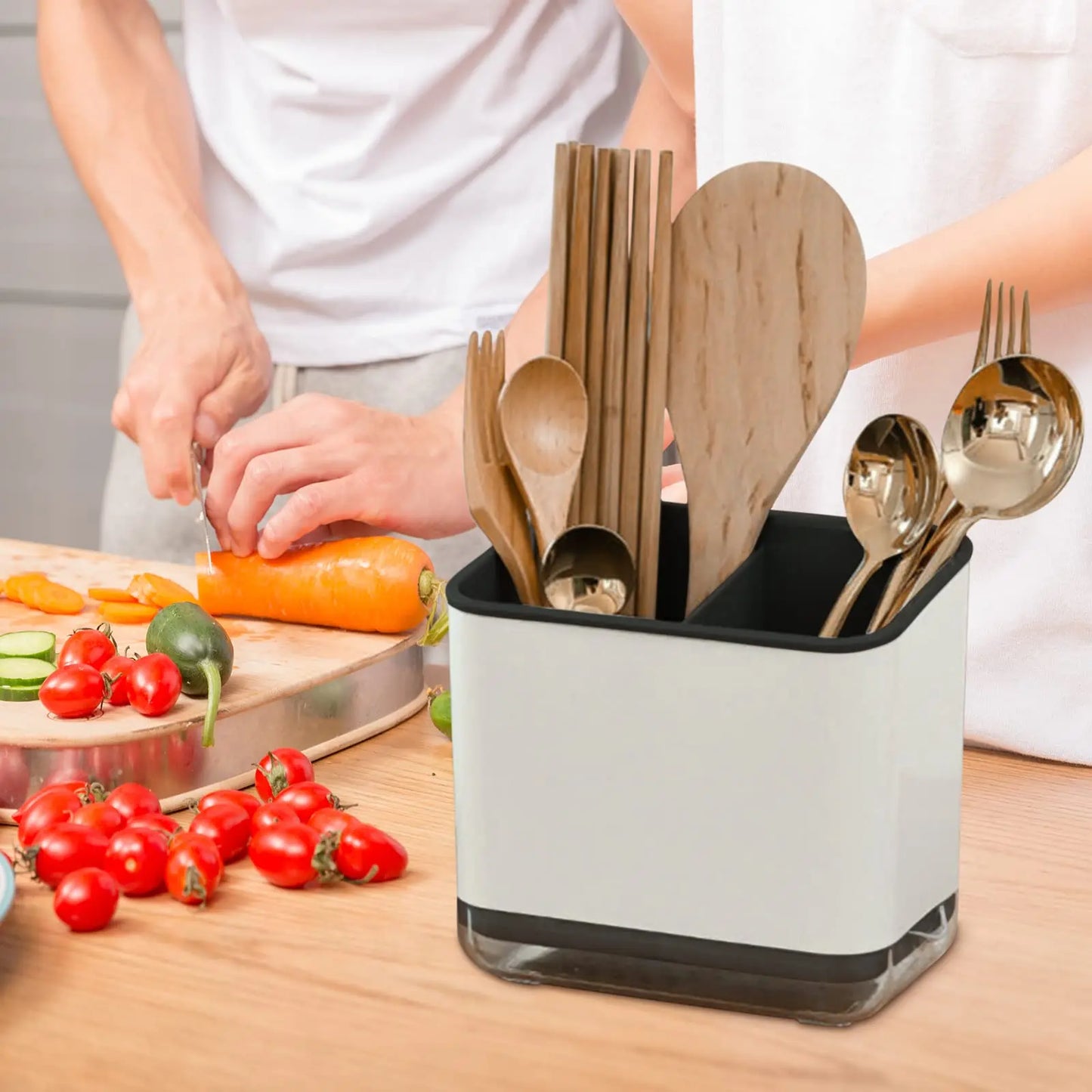 Mounted Kitchen Chopstick Storage Rack